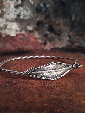 Handmade Sterling Silver Men's Bracelet – Minimalist Artisan Jewelry